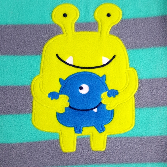 CHILD OF MINE 18mos Footed Monster Onesie - Picture 3 of 5